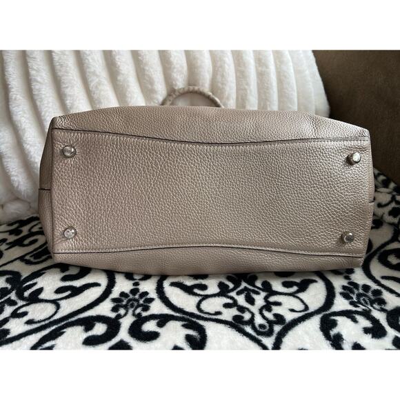 Coach Emma in Metallic Gold with Python - Picture 5 of 10